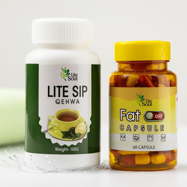 Lite Soul Herbal Weight Loss Qehwa & Fat Off Capsules